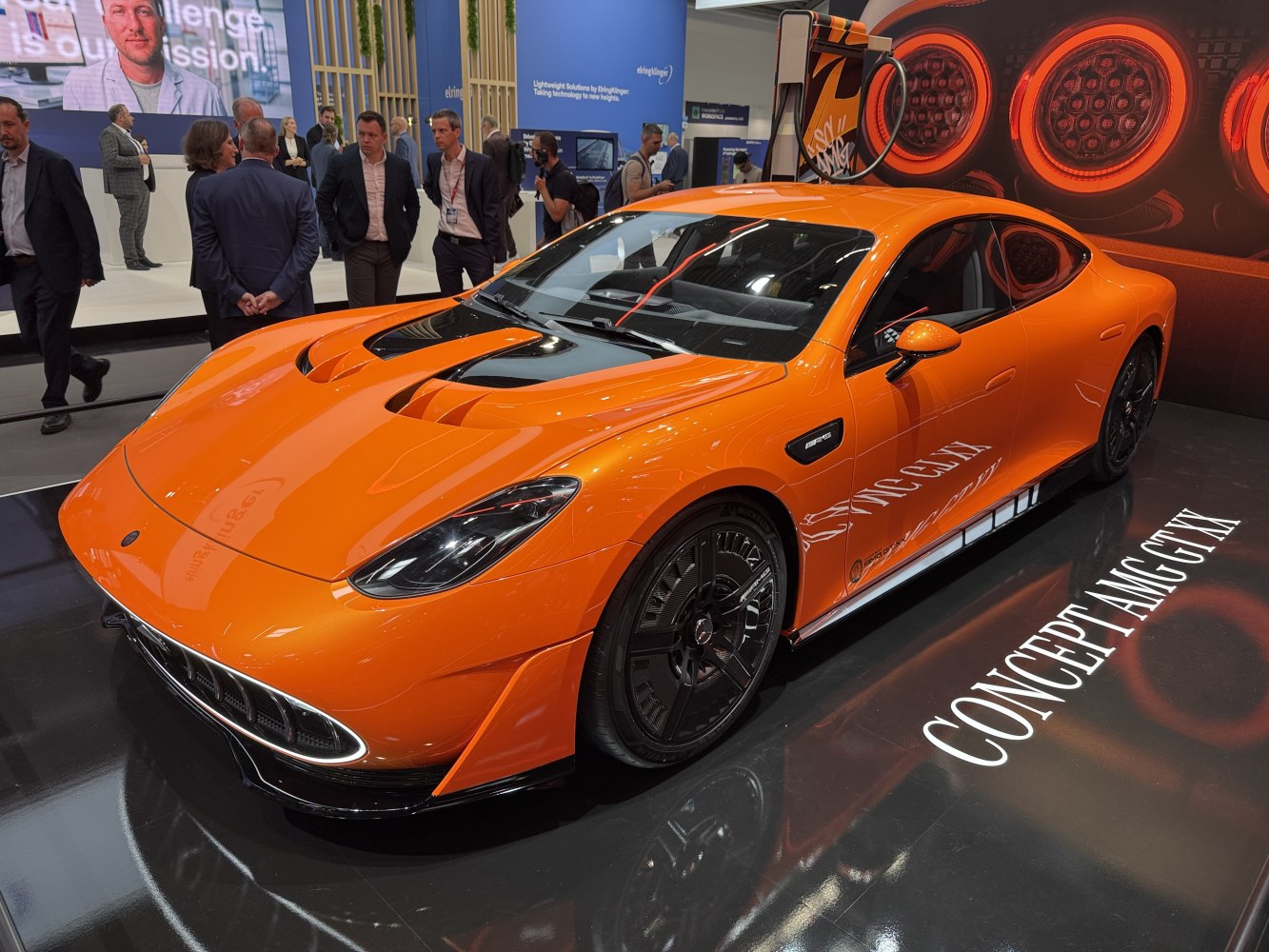 Aerodynamic hood vents with black accents and modern wheels.