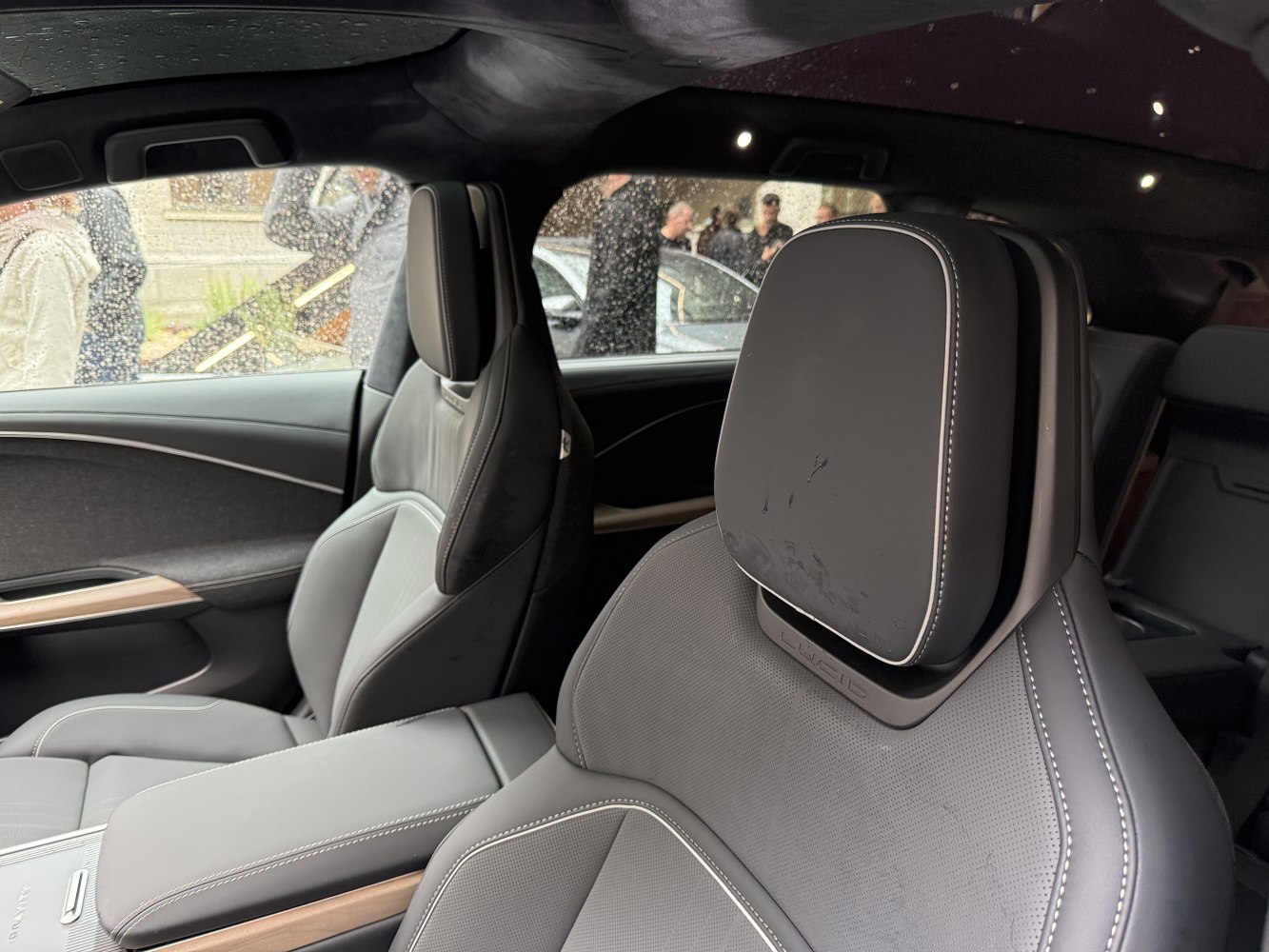 Premium leather seats and sophisticated car interior design