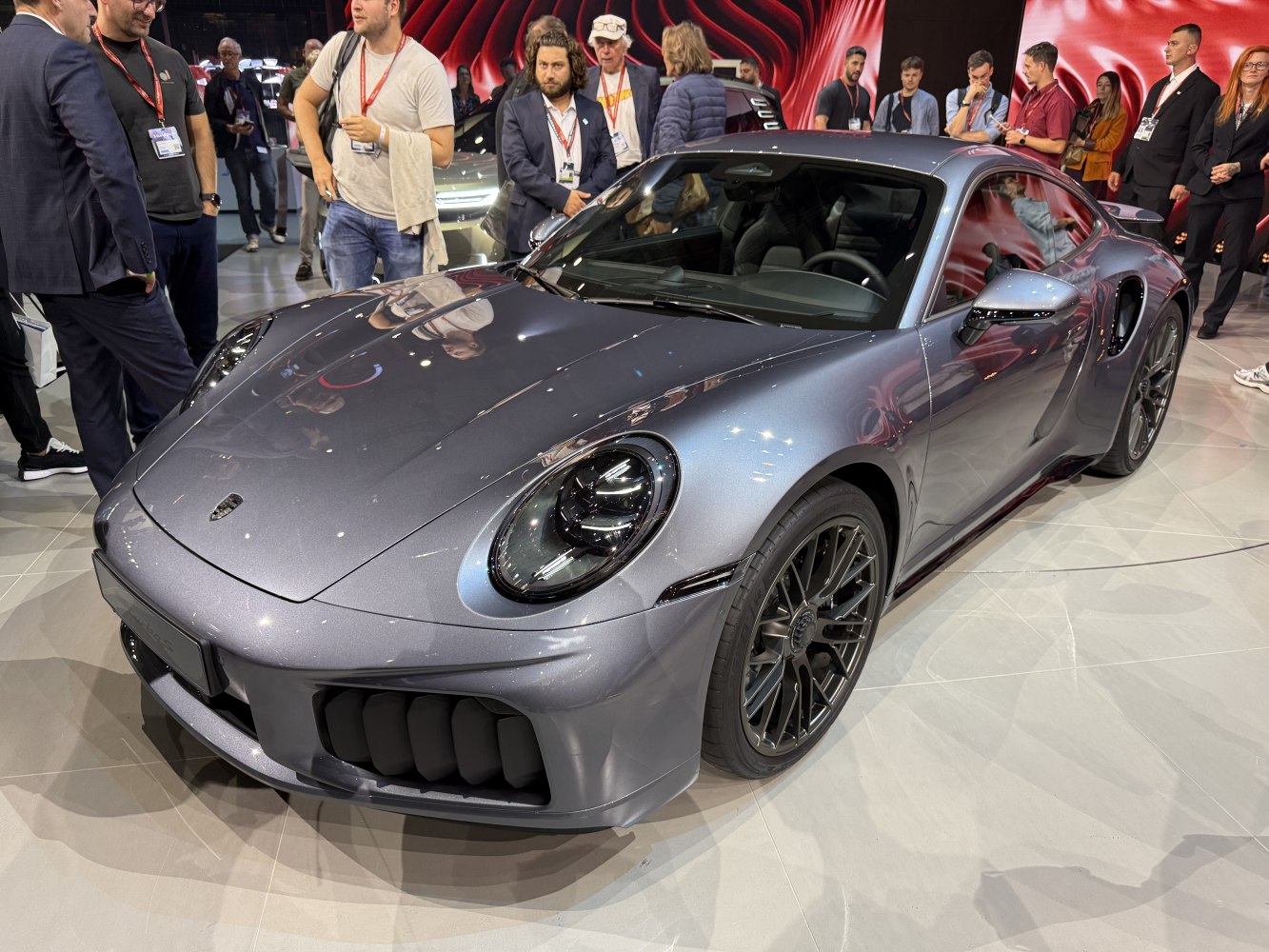 Front and side view with updated headlights and aerodynamic design