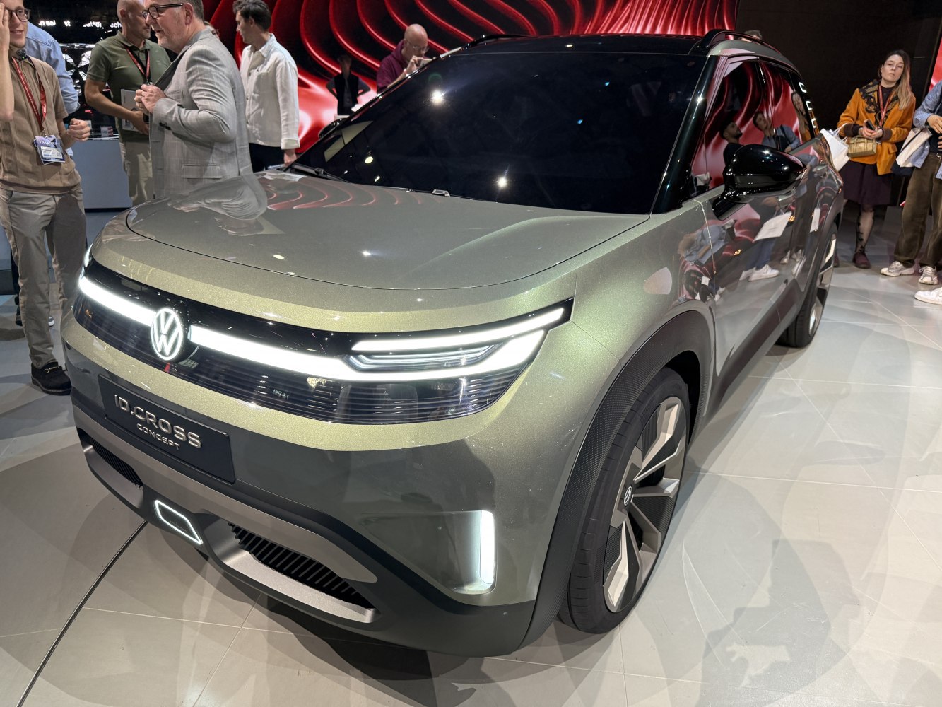 Front view with LED lighting and sleek modern design