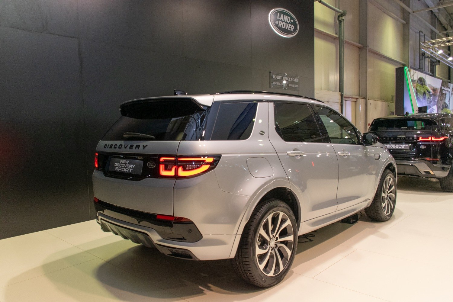 Rear and side view with modern taillights and alloy wheels