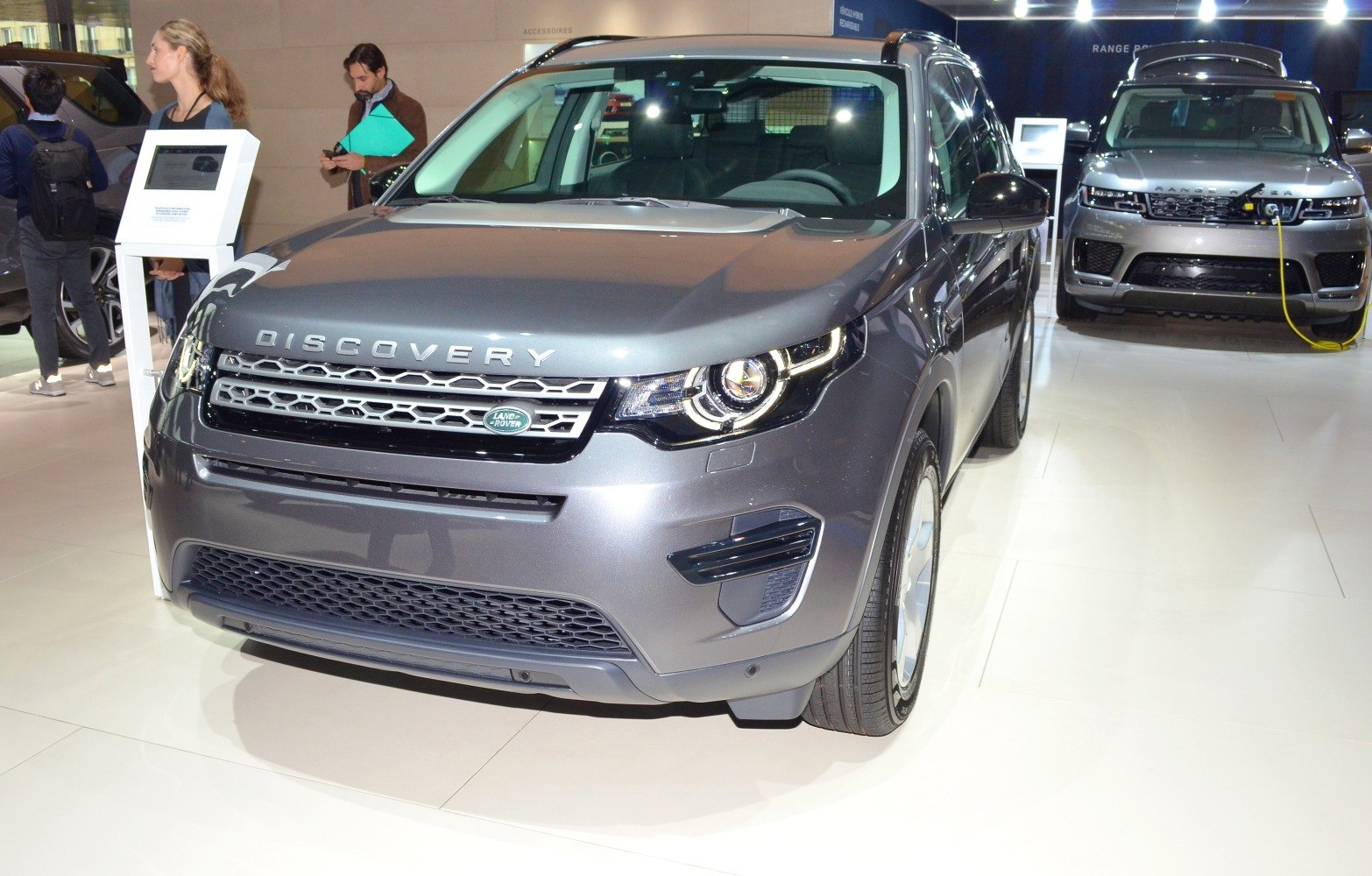 Front view highlighting LED headlights and grille design of a modern SUV.