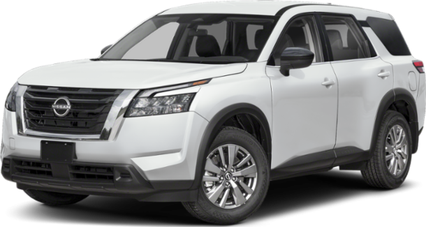 Front three-quarter view of modern SUV with LED headlights and updated grille