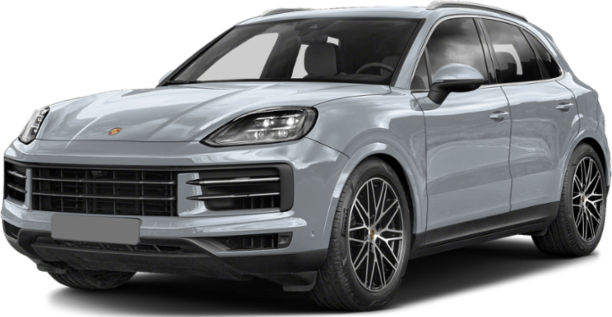 Front side view of modern electric SUV with sleek design and alloy wheels