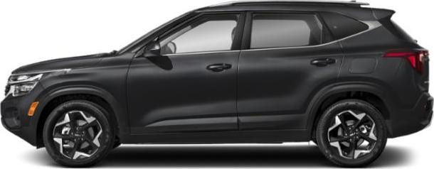 Black SUV side profile with modern wheels and sleek design