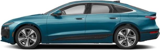 Electric sedan with sleek sportback design and aerodynamic curves