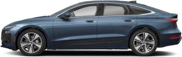 Sleek side profile with aerodynamic shape and alloy wheels