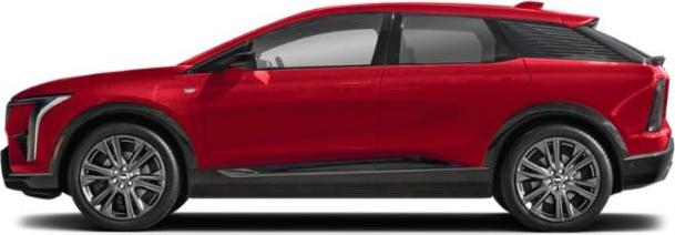 Side profile of a sleek electric SUV with aerodynamic lines and alloy wheels