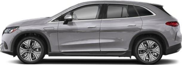 Sleek side profile of an electric SUV with aerodynamic design and alloy wheels