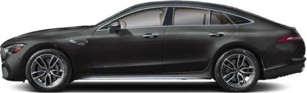 Sleek side profile of a luxury sedan with sporty wheels