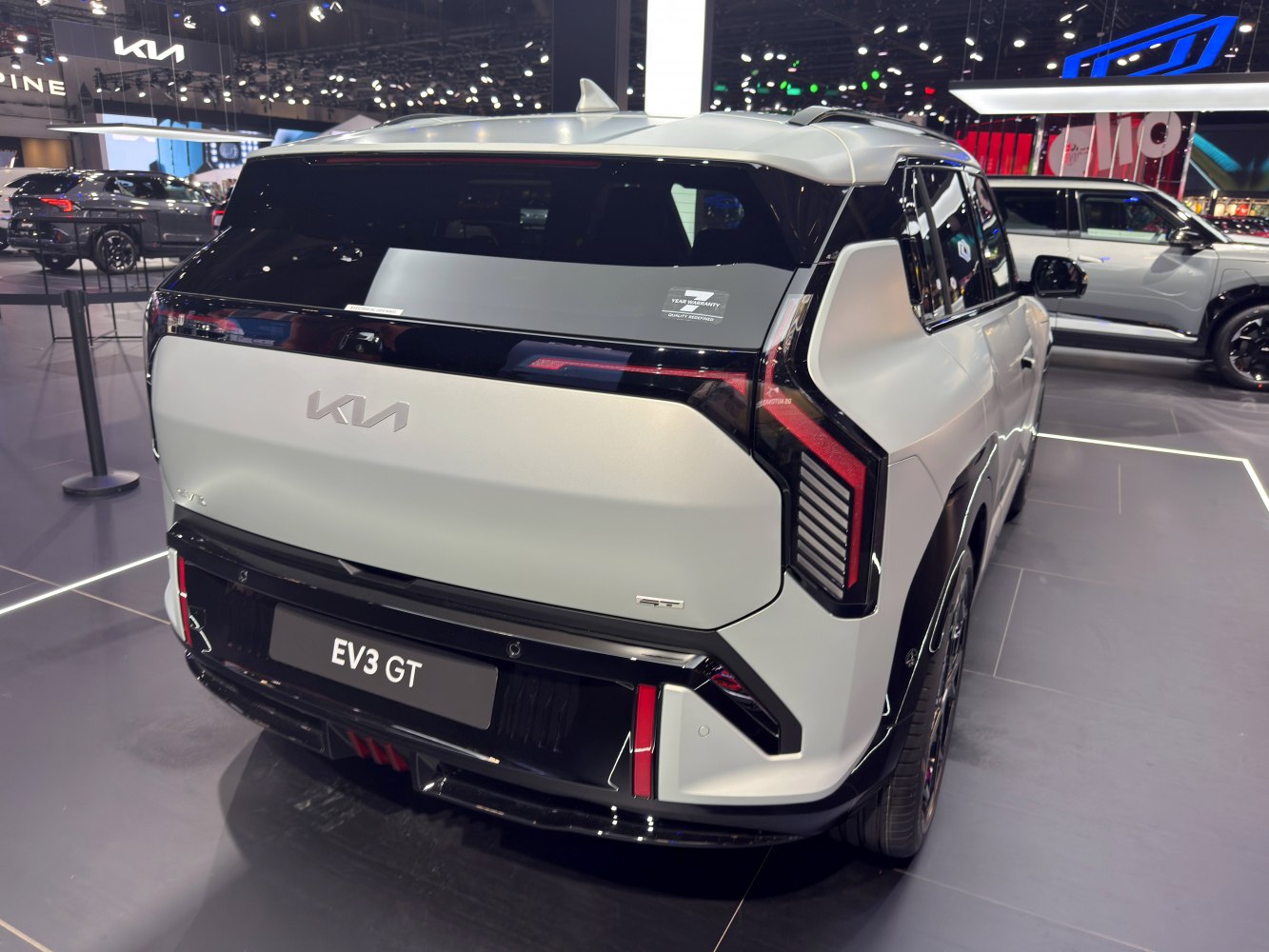 Distinctive rear design with unique taillights and modern styling.