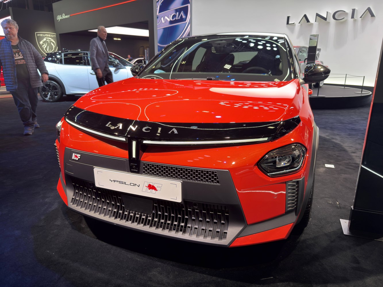 Front view with modern grille and sleek headlights