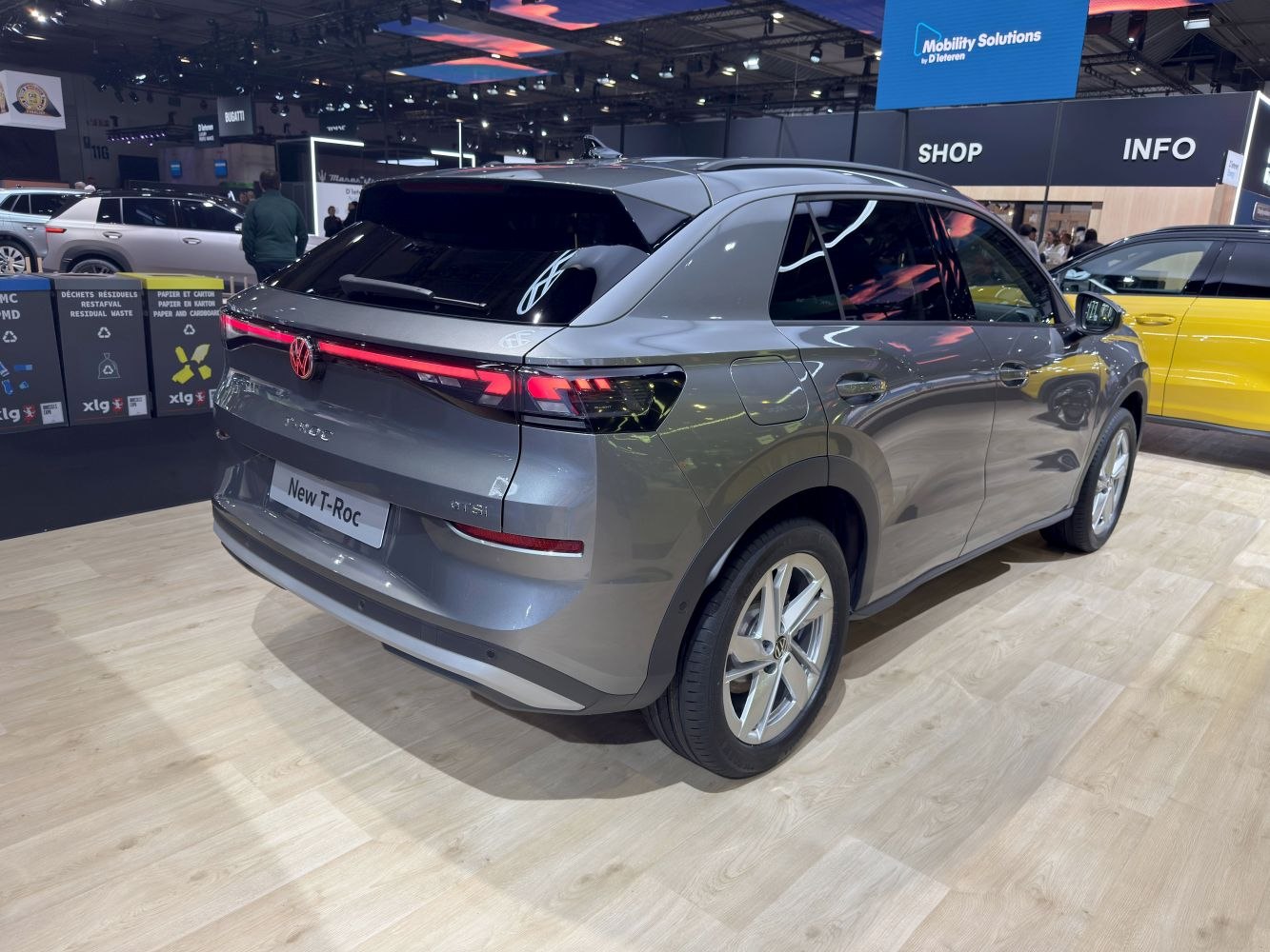 Rear and side profile with LED taillights and aerodynamic shape