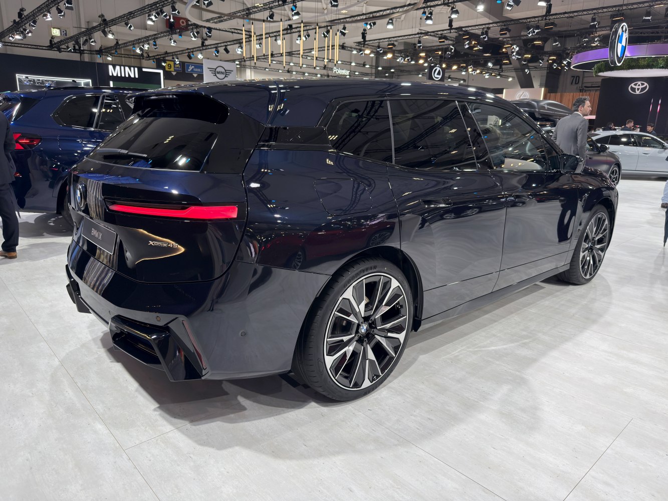 Rear and side view of a sleek, modern SUV with LED taillights and distinctive alloy wheels