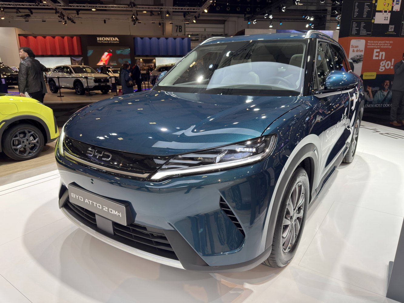 Sleek front exterior with LED headlights and aerodynamic design