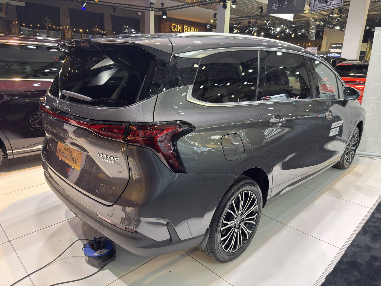 Rear design with modern taillights and stylish alloy wheels