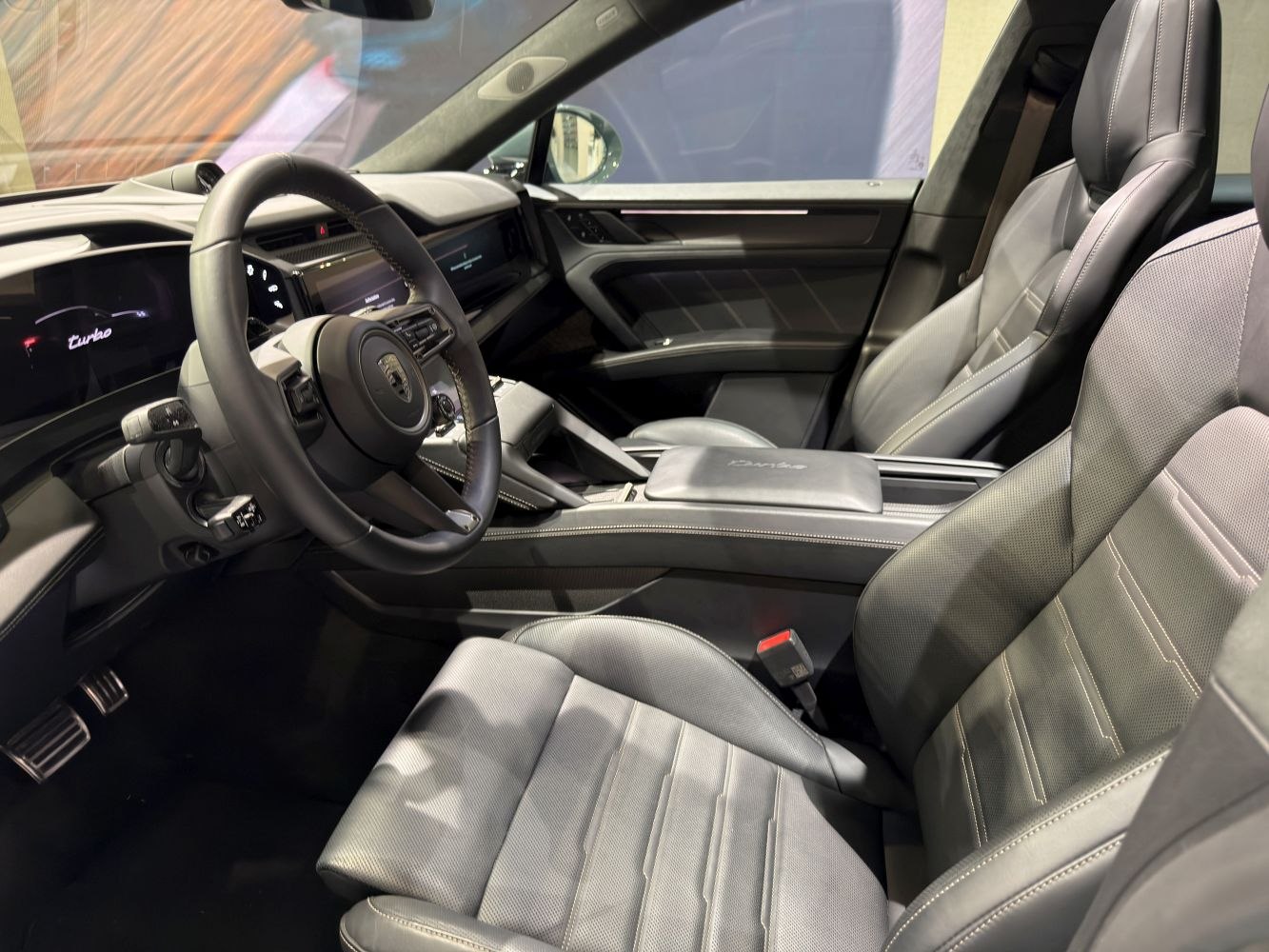 Luxury leather sport seats and advanced digital cockpit interior