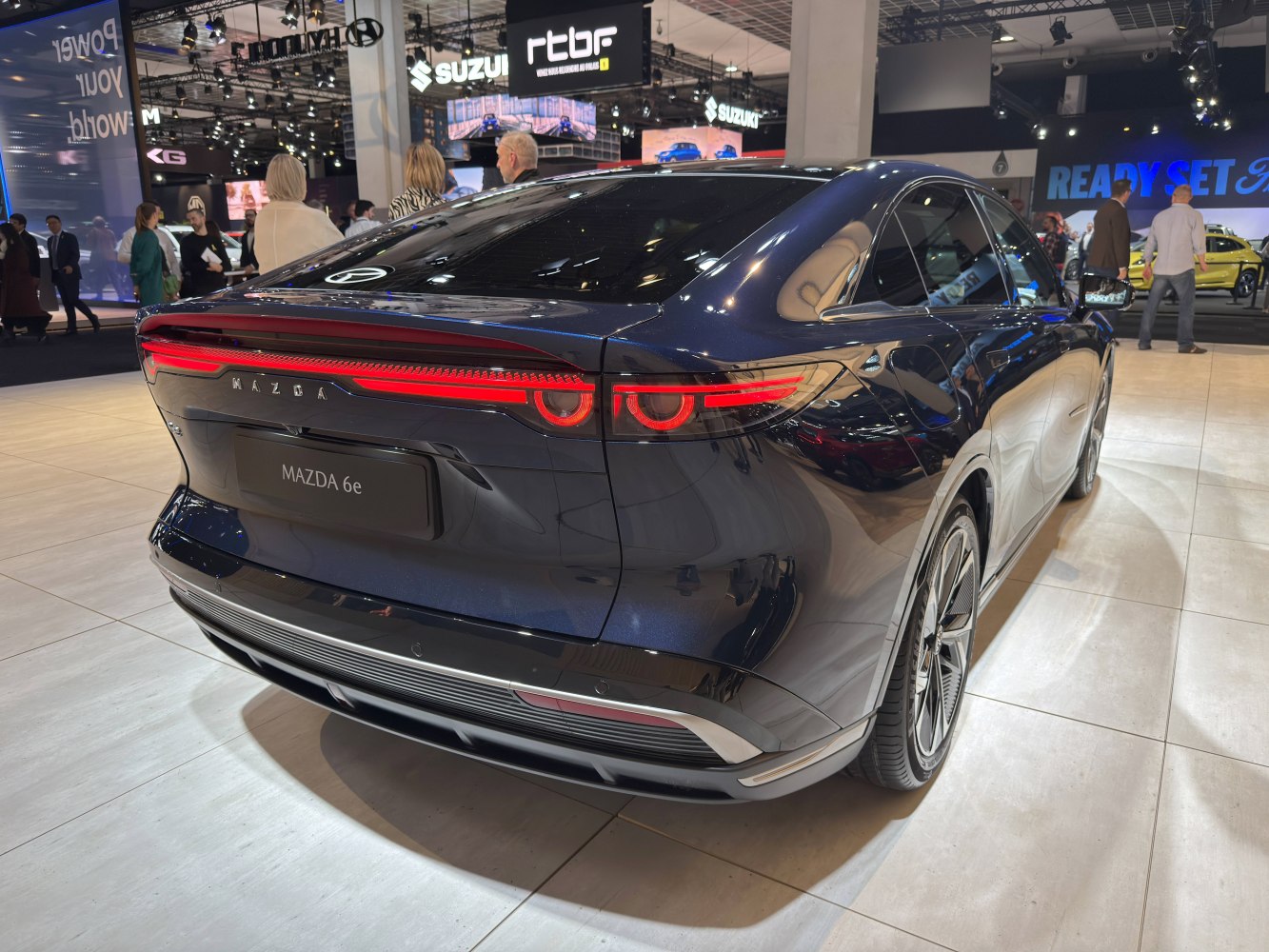 Sleek rear design with distinctive LED taillights and stylish bumper.
