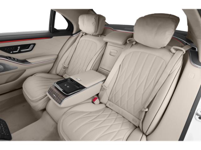 Luxury rear seats with quilted leather and integrated control panel