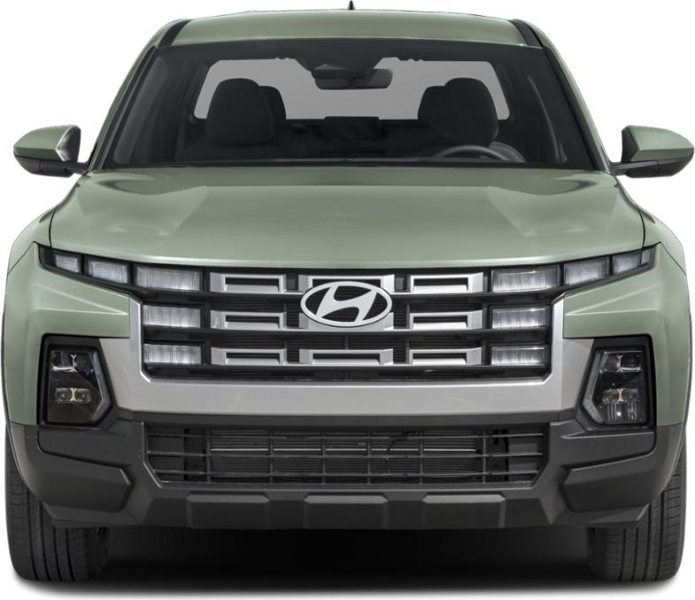 Front grille and headlight layout of a modern pickup truck