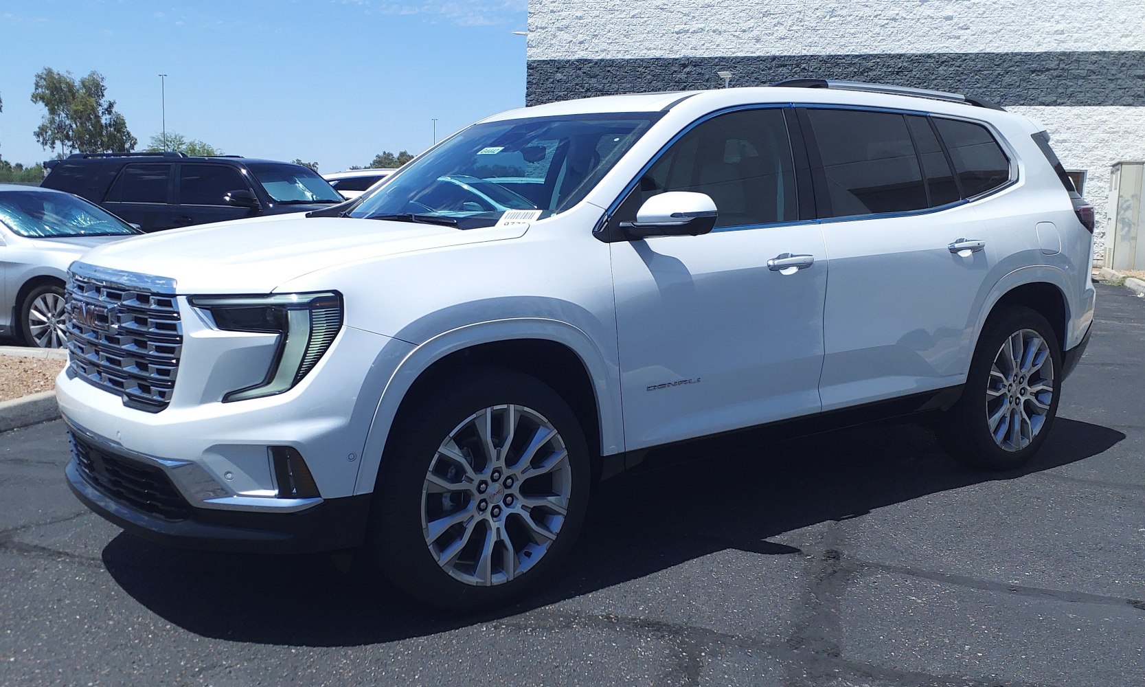 SUV with bold front grille and multi-spoke alloy wheels