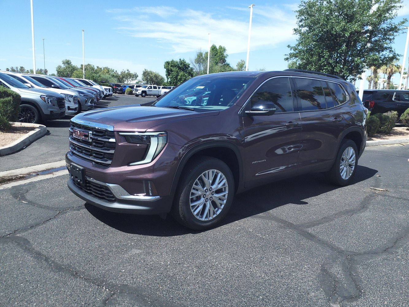 SUV front-side view with modern grille and alloy wheels