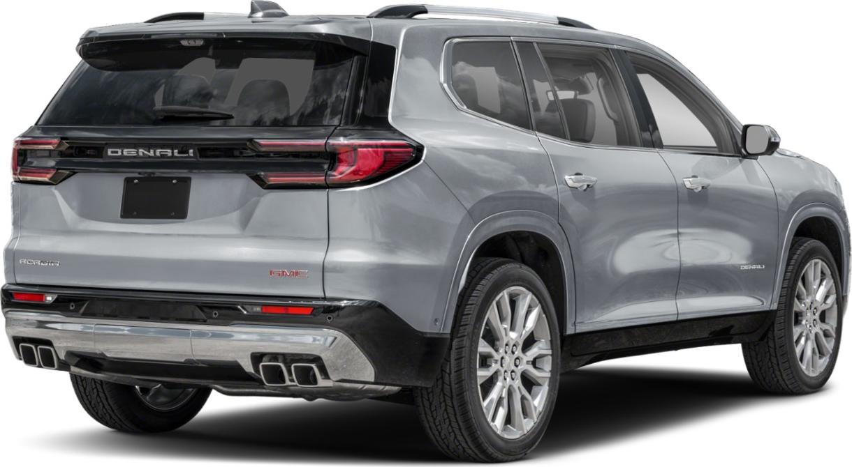 Rear and side view of an SUV with quad exhaust and LED taillights