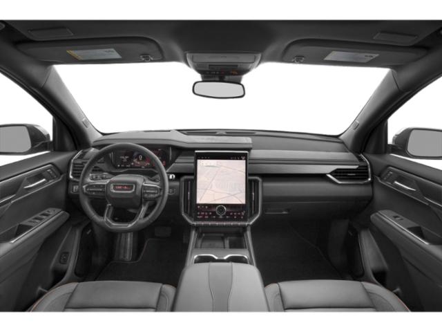 Modern dashboard with large vertical touchscreen and digital driver display
