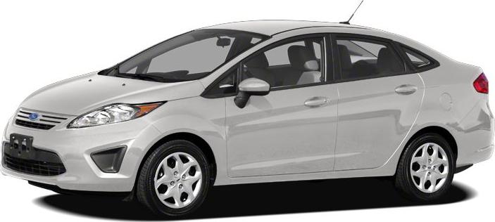 Aerodynamic compact sedan with alloy wheels and four-door configuration