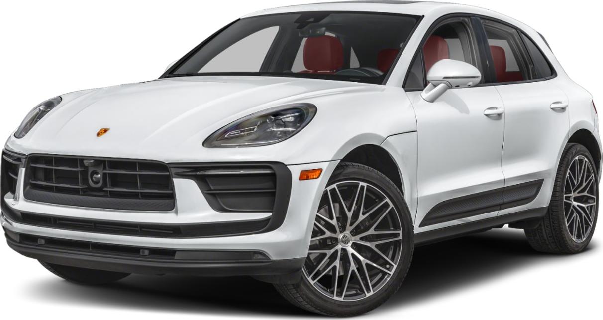 Front side view with sleek headlights and alloy wheels.