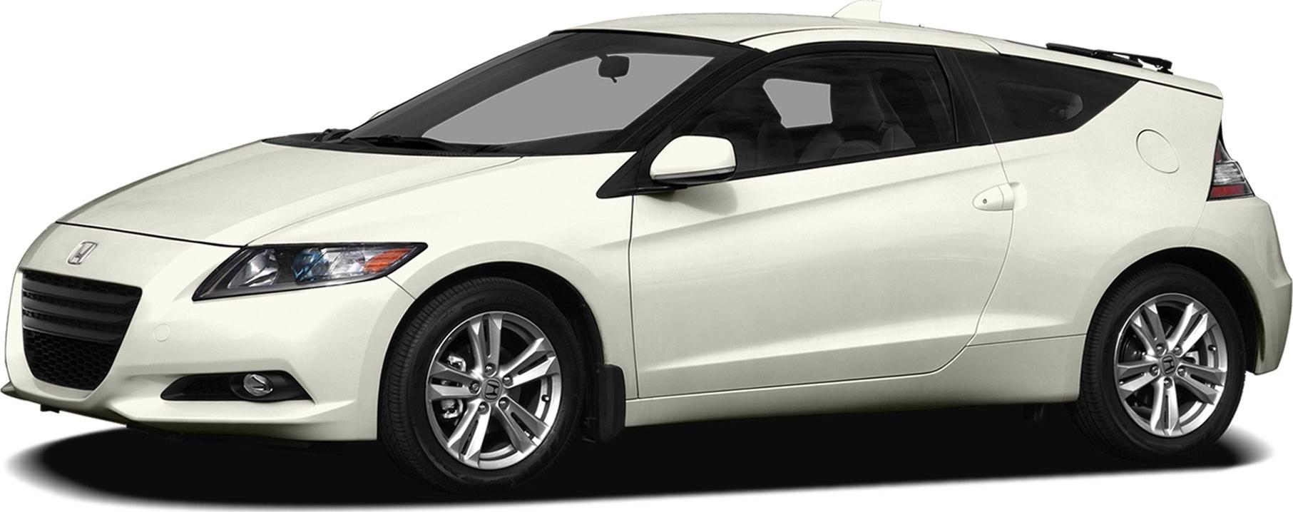 Side view of hybrid compact coupe with sleek, aerodynamic design