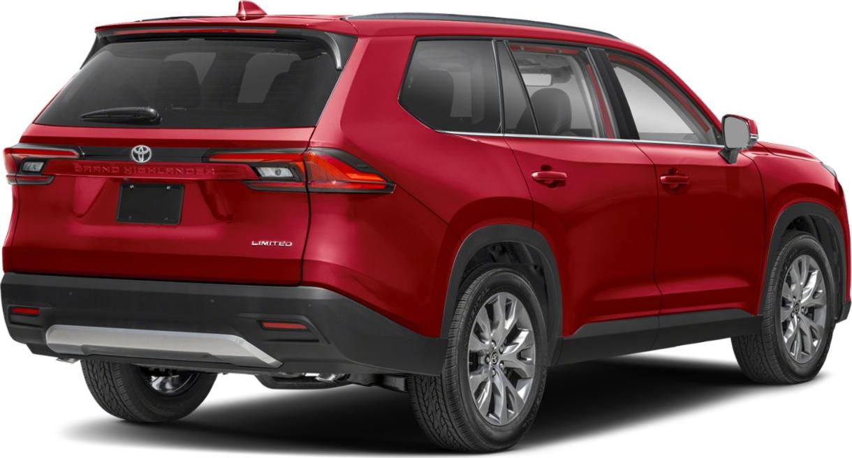 Rear and side view of a modern SUV with sleek tail lights and large wheels