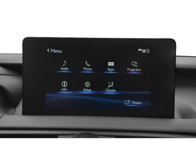 Infotainment touchscreen display with menu interface