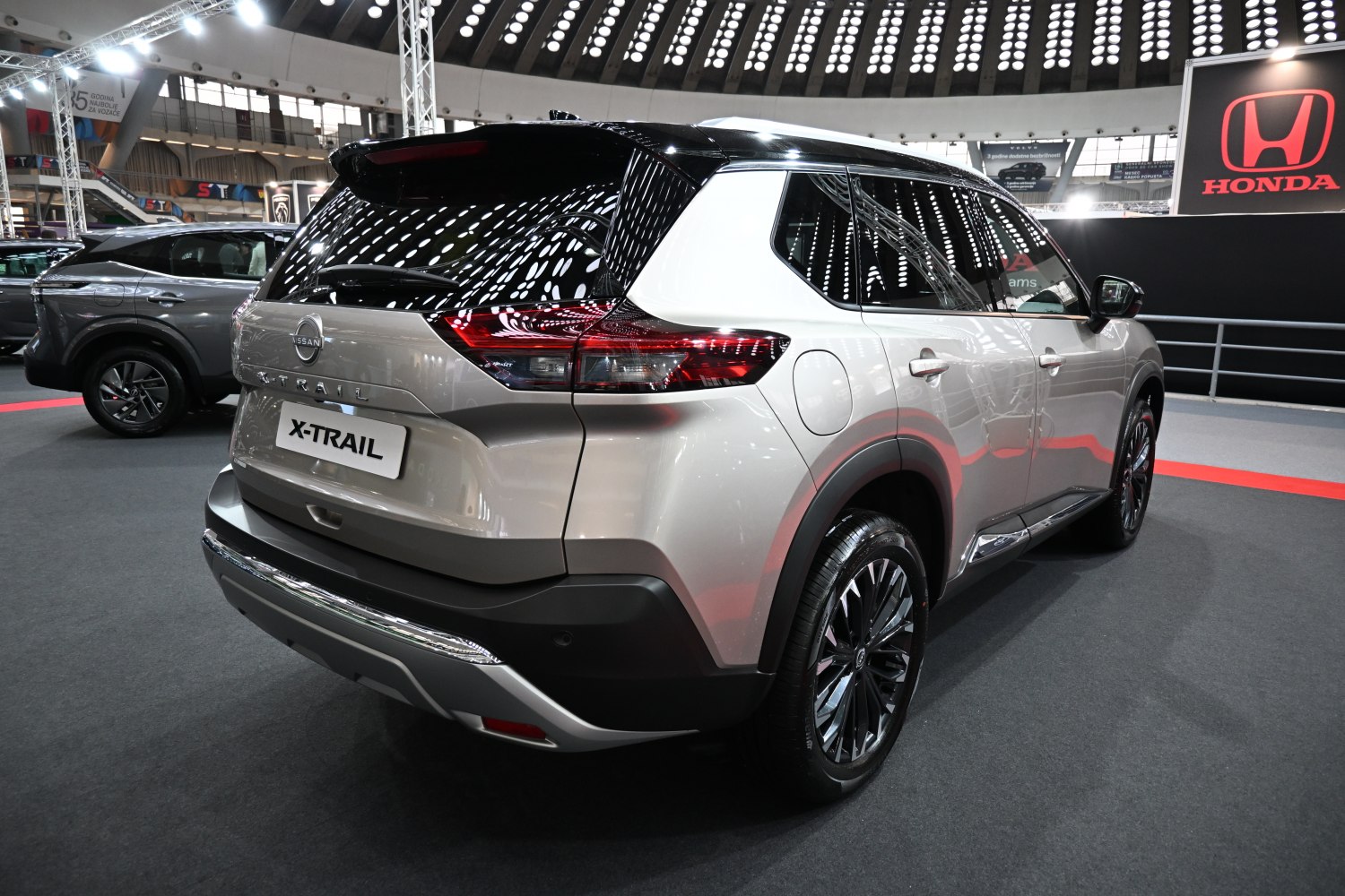 Rear view and taillight design of a modern SUV.