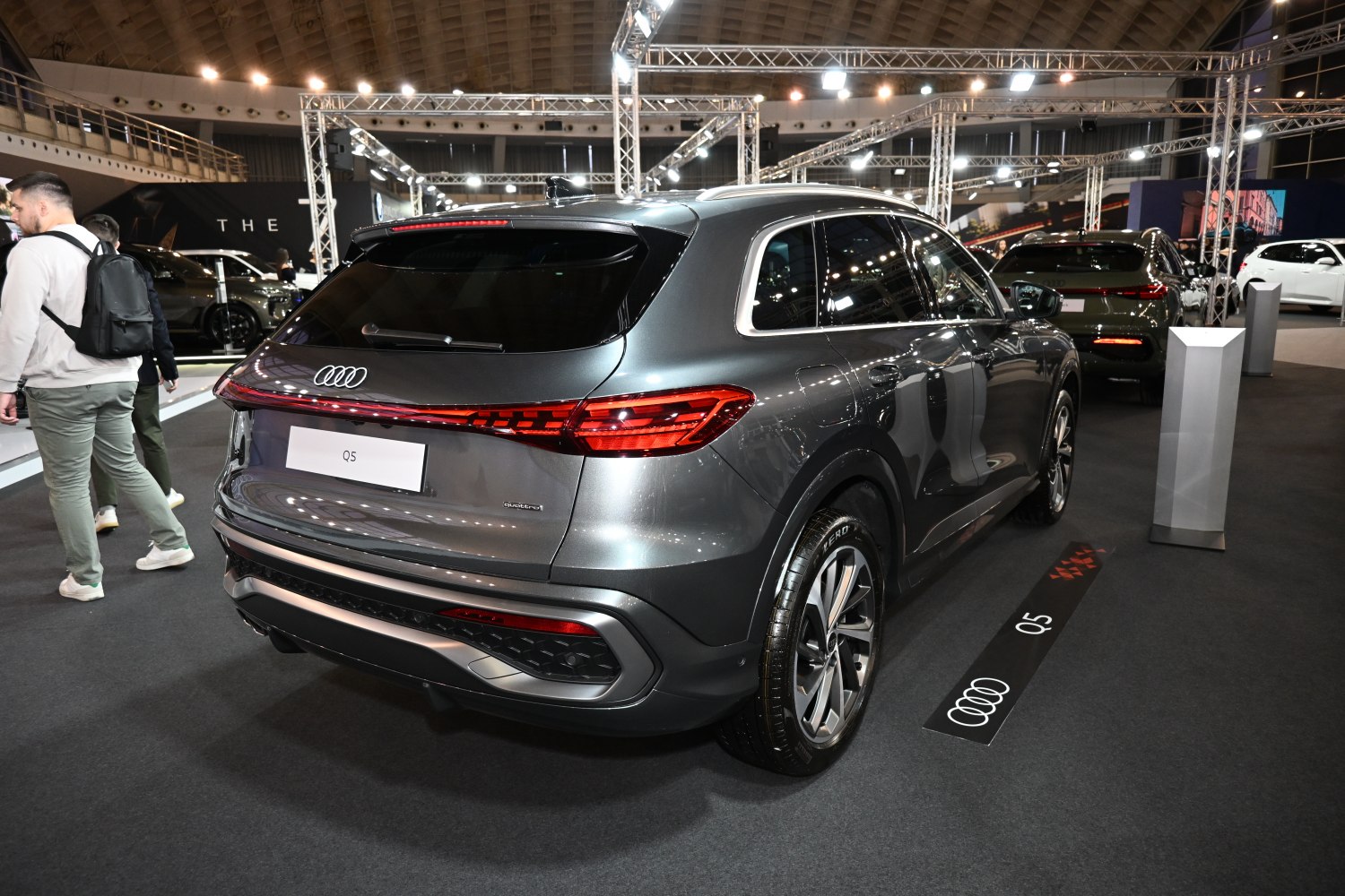 Sleek rear design with full-width LED tail lights and alloy wheels