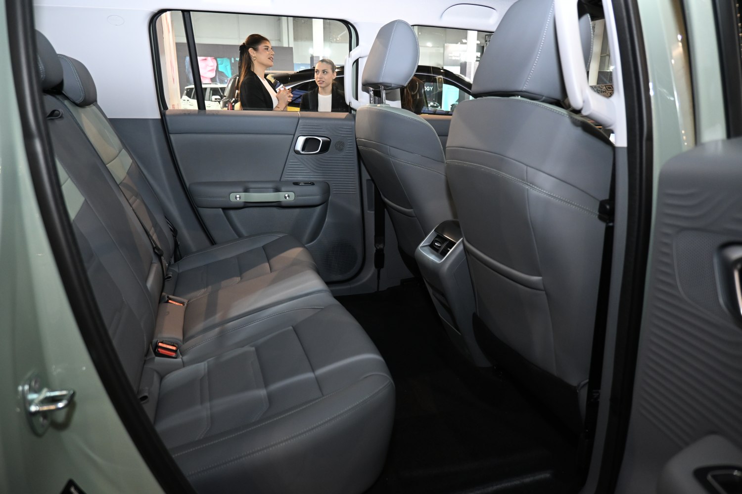 Spacious, modern rear seat interior with comfortable seating