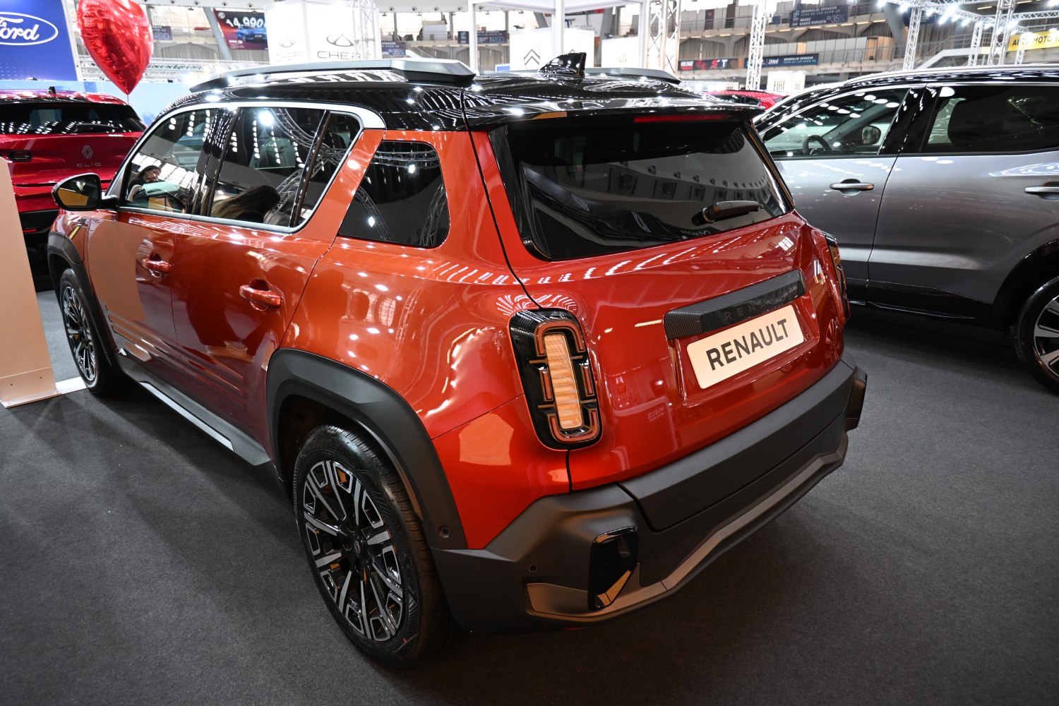Rear and side design with modern taillights and alloy wheels