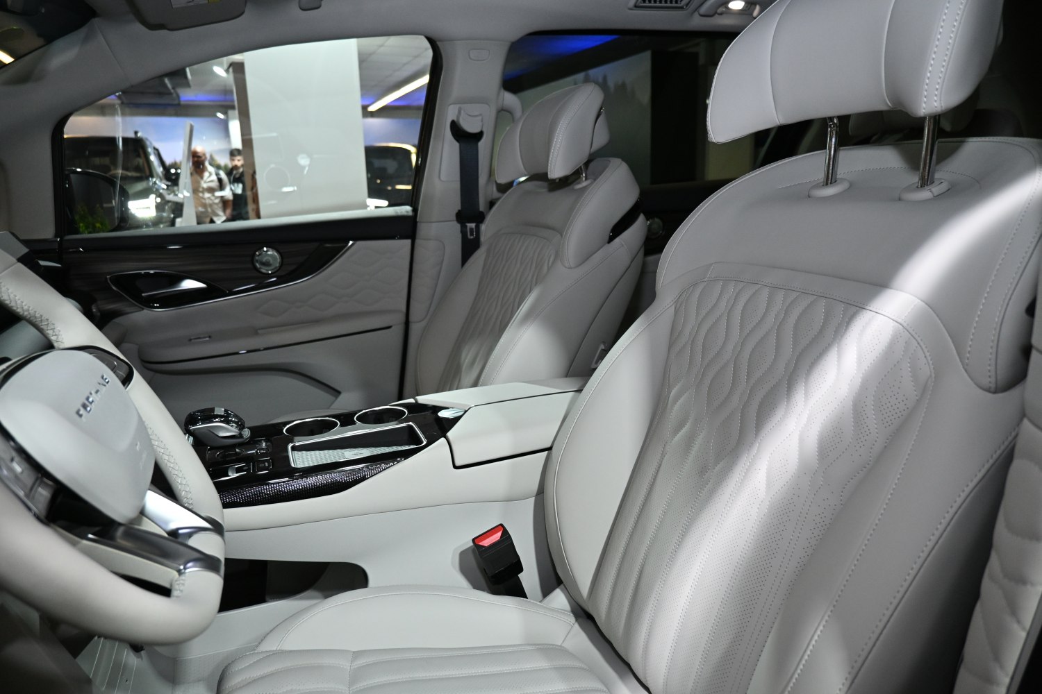 Premium quilted leather seats and modern luxurious interior design