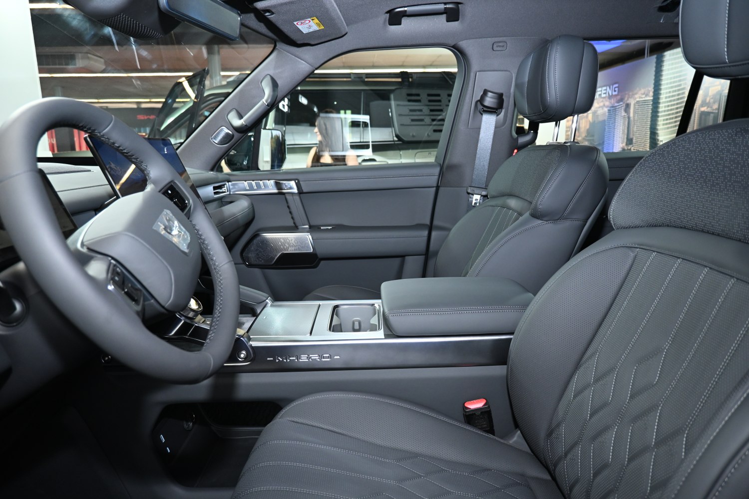 Premium leather seats and modern digital dashboard