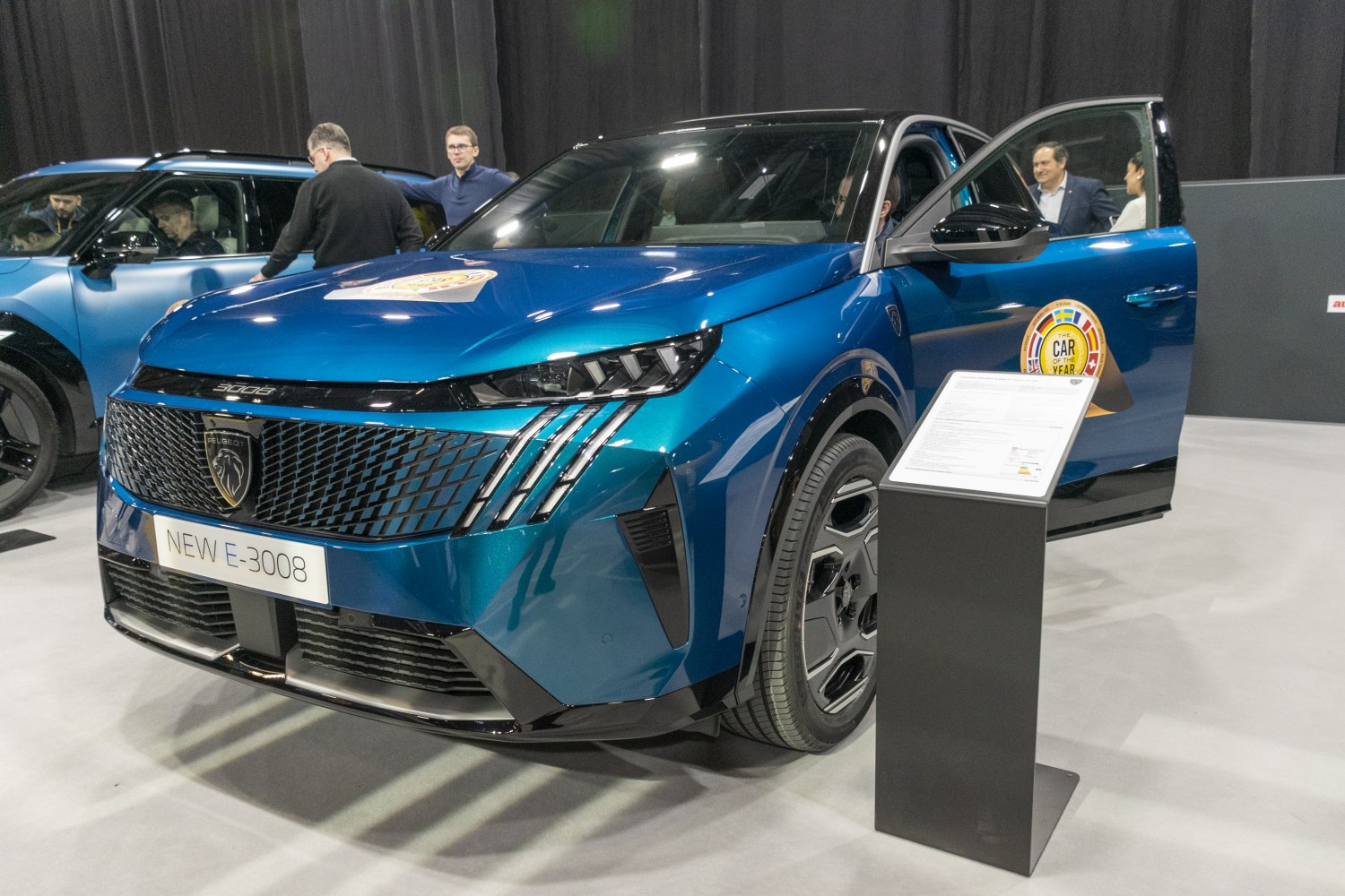 Front grille with distinctive LED headlights and aggressive design