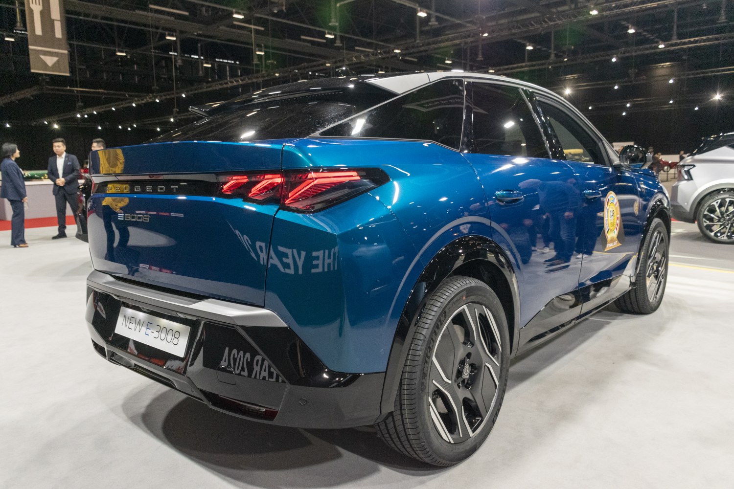 Rear view with distinctive LED tail lights and modern alloy wheels.