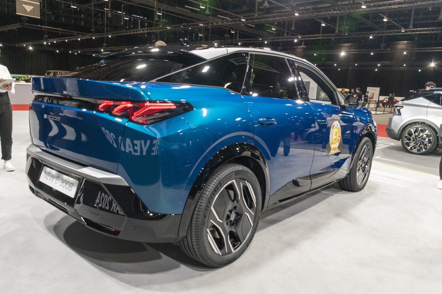 Rear design with distinctive tail lights and stylish alloy wheels