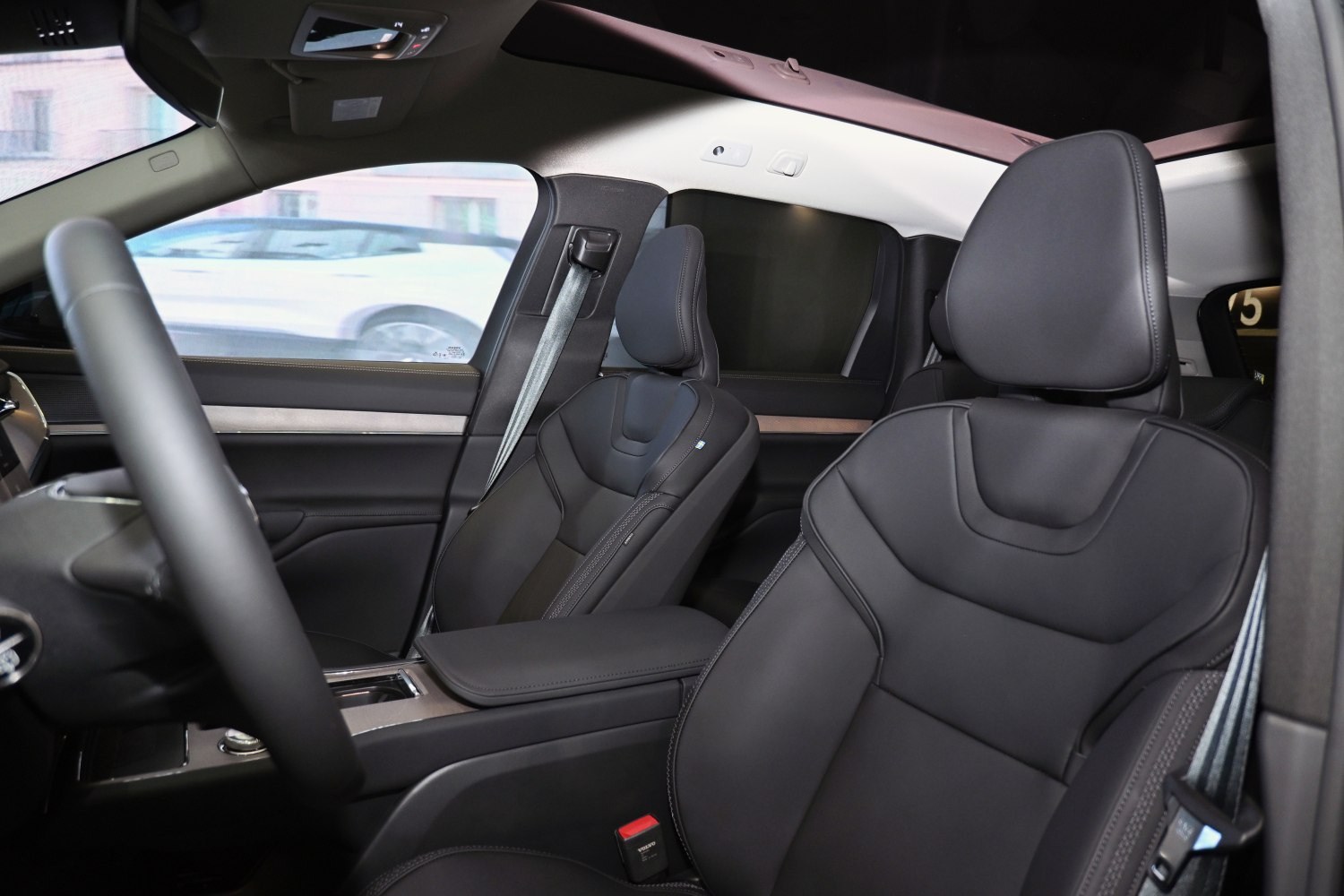 Luxurious leather seats with modern cabin design
