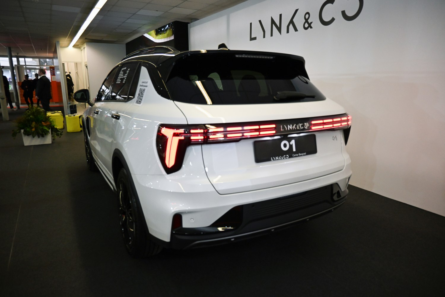 Rear view with LED tail lights and modern SUV styling
