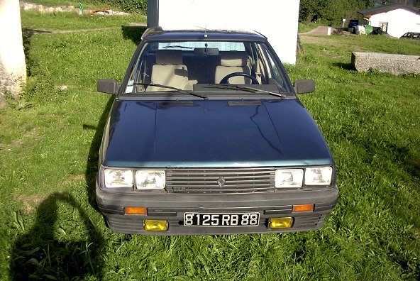 Front view with dual rectangular headlights and yellow fog lamps