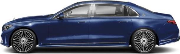 Long luxury sedan with extended wheelbase and sleek aerodynamic profile