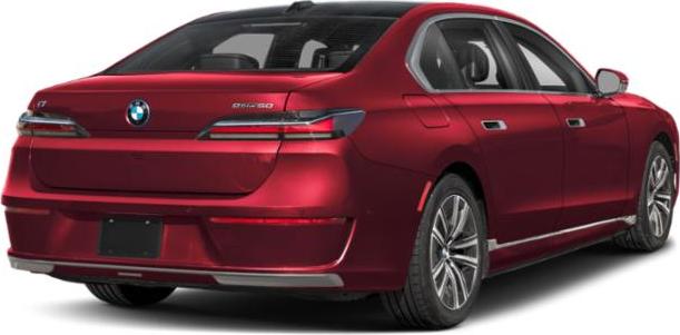Rear view with sleek horizontal taillights and luxury sedan design