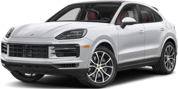 White SUV coupe with LED headlights, front three-quarter view