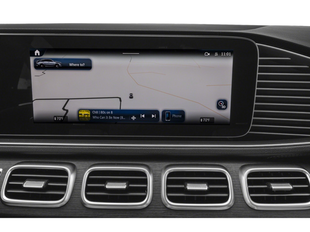 In-car navigation system with digital map and multimedia interface