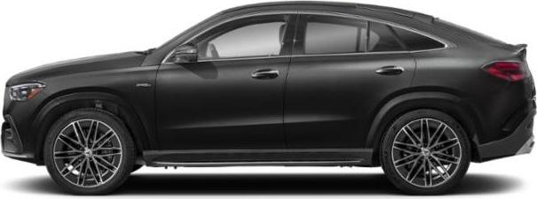 Sleek coupe-style SUV profile with multi-spoke wheels